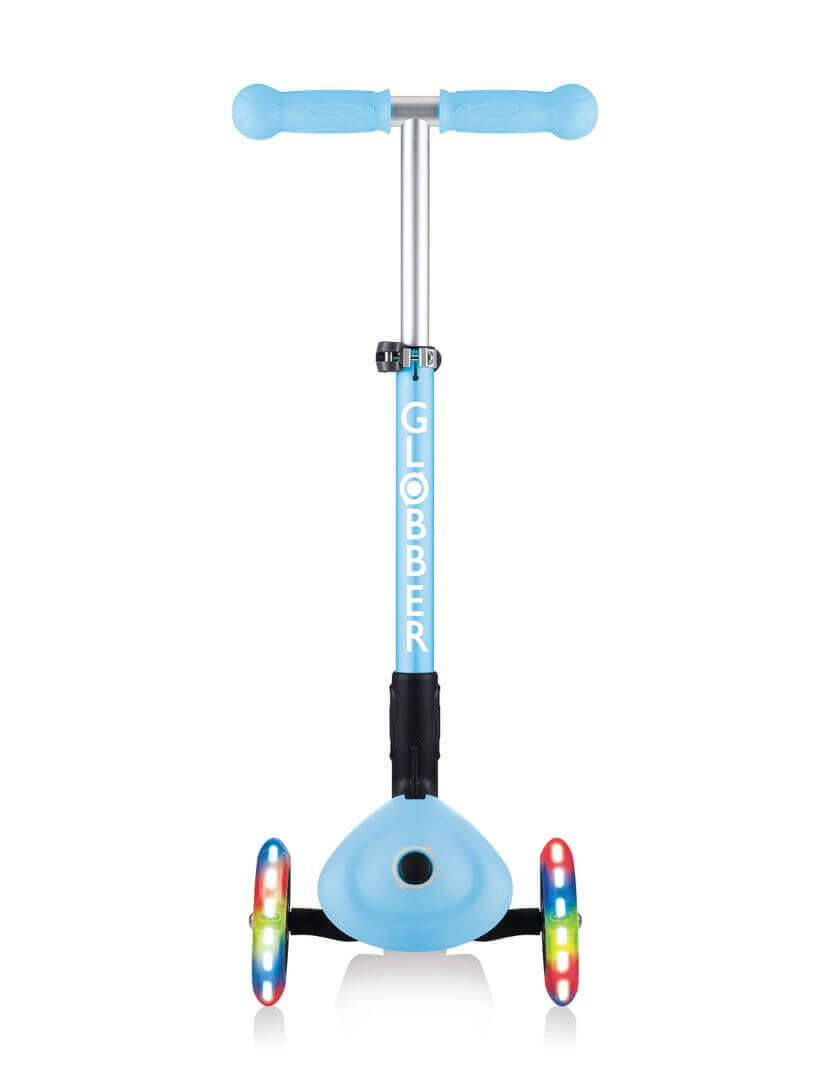 GLOBBER JUNIOR foldable fantasy lights - pastel blátt + Auka stöng 2 ára - 9 ára +