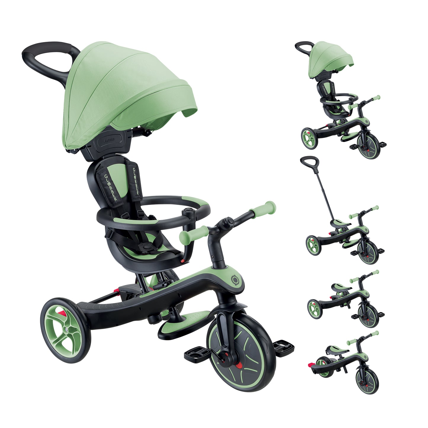Þríhjól Trike 4in1 - Pistasíugrænt