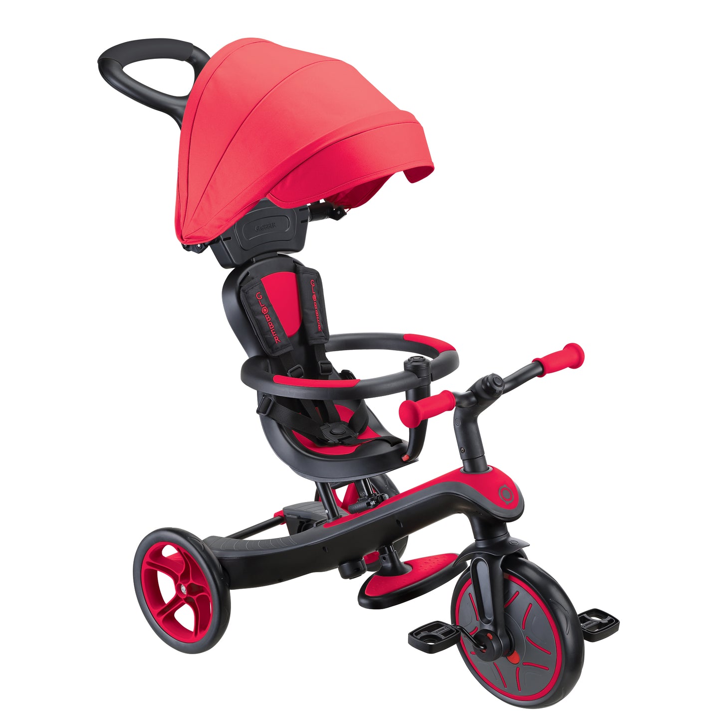 Þríhjól Trike 4in1 - Rautt