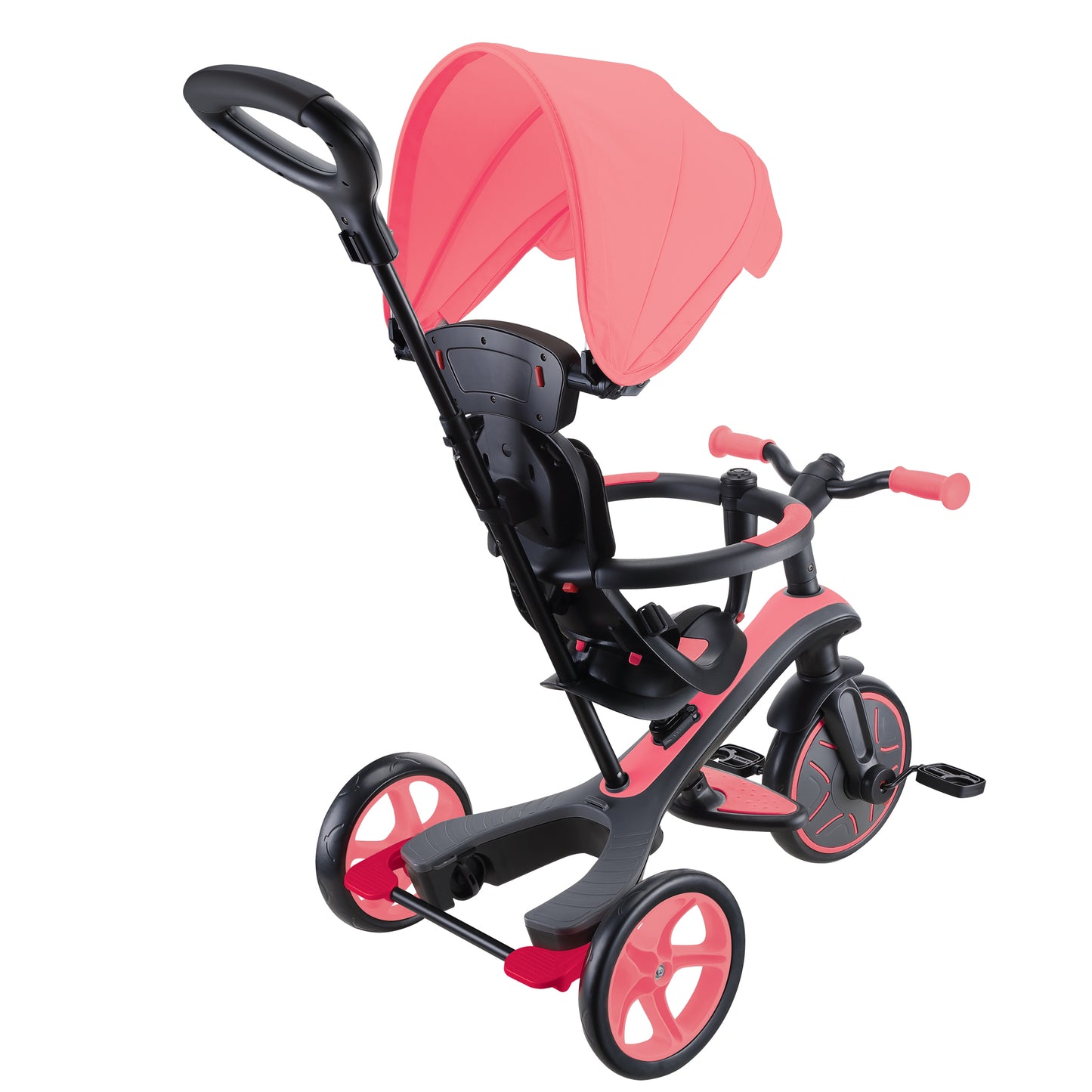 Þríhjól Trike 4in1 - Kóralbleikt