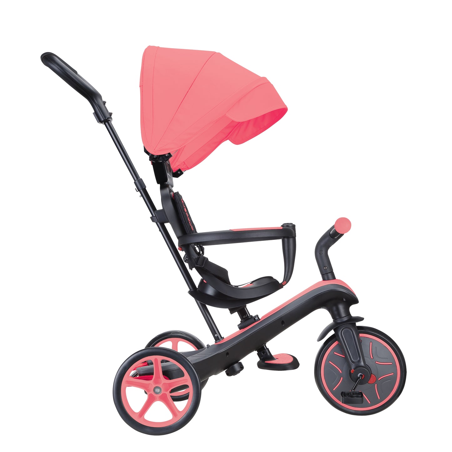 Þríhjól Trike 4in1 - Kóralbleikt