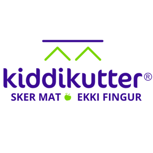 Kiddikutter hnífur - rauður