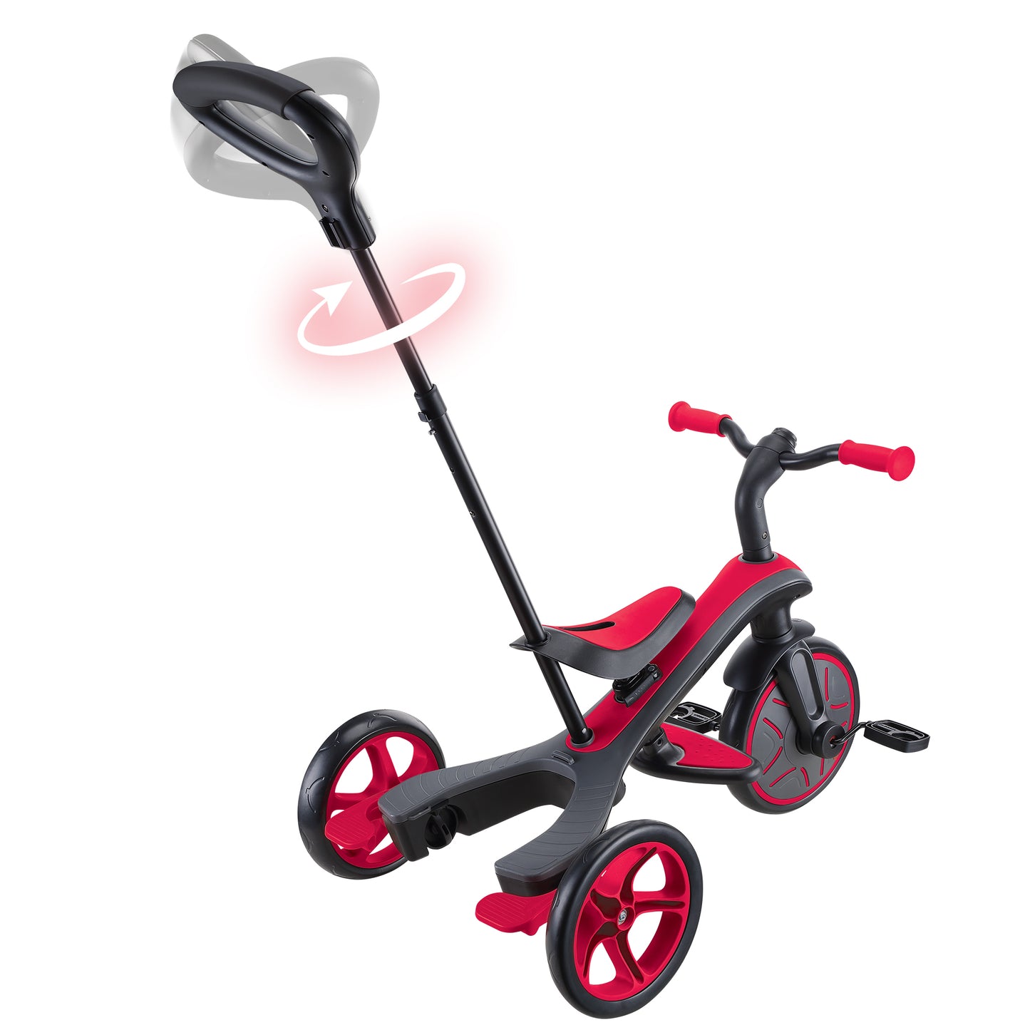 Þríhjól Trike 4in1 - Rautt