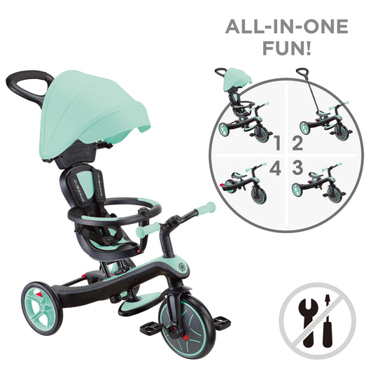 Þríhjól Trike 4in1 - Mintugrænt