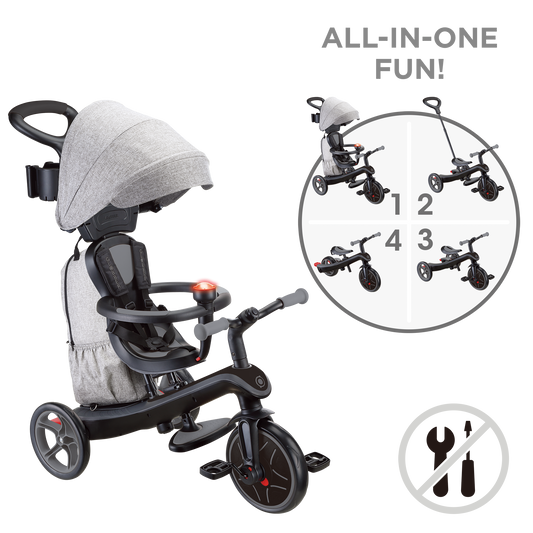 Trike 4in1 Delux play svart