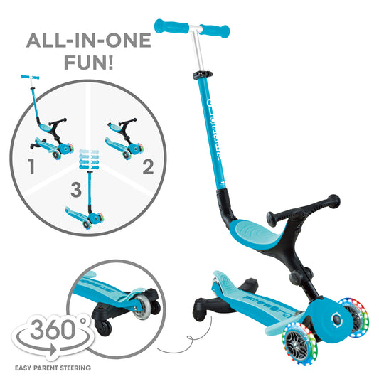 GO UP ACTIVE 360 lights Blágrænt